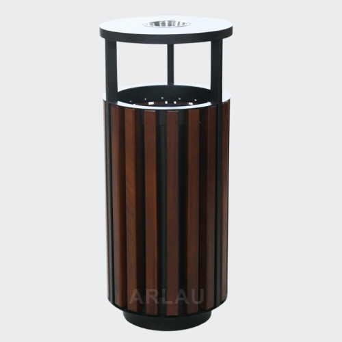 Round Wooden Garbage container for sale