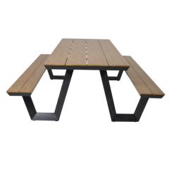 4/6/8ft portable recycled plastic wood long picnic table