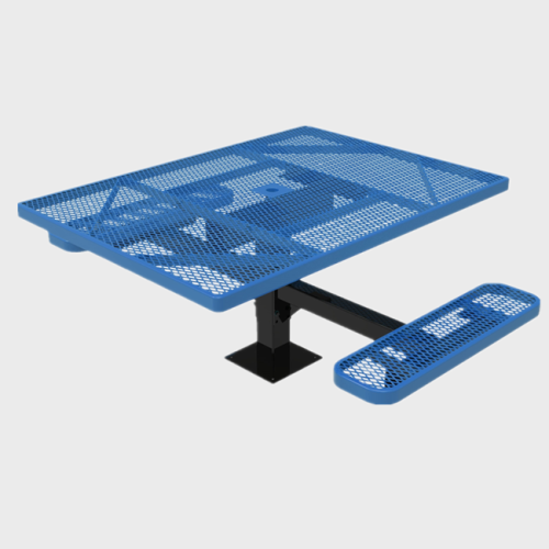 46" square table with wheelchair accessible