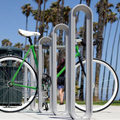 Outdoor stainless steel bike rack bicycle parking stand