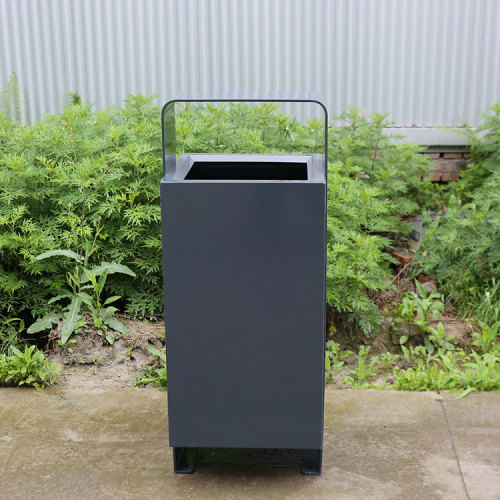 School Outdoor Modern Metal Trash Bin Manufacturer