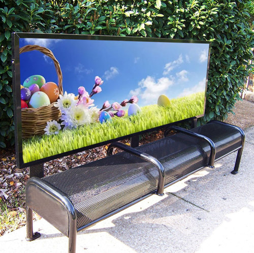 Bus Stop Commercial Street Advertising Benches