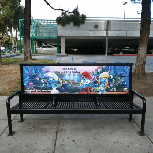 Street Furniture Advertising Bench Seat