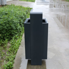 School Outdoor Modern Metal Trash Bin Manufacturer