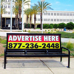 Street Furniture Advertising Bench Seat