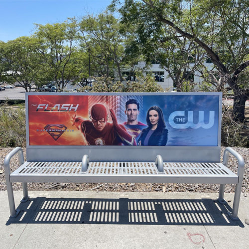 Street Furniture Advertising Bench Seat