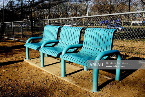 outdoor furniture steel park bench chair