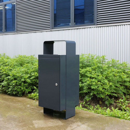 School Outdoor Modern Metal Trash Bin Manufacturer