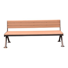 Outdoor seater hardwood garden bench