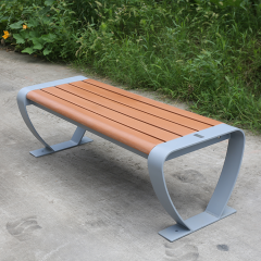 outdoor garden wooden long bench