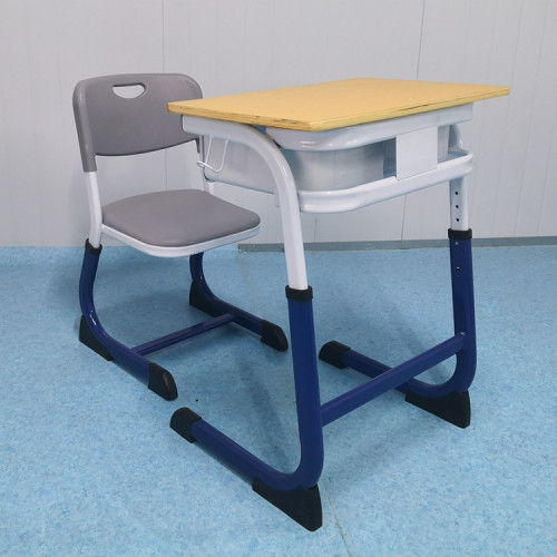 school single adjustable desk and chair set