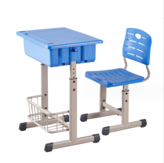 secondary school adjustable desk and chair