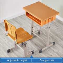 secondary school adjustable desk and chair