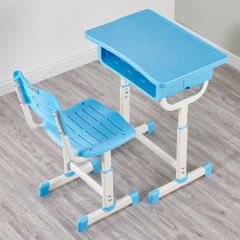 ABS plastic classroom desk and chair