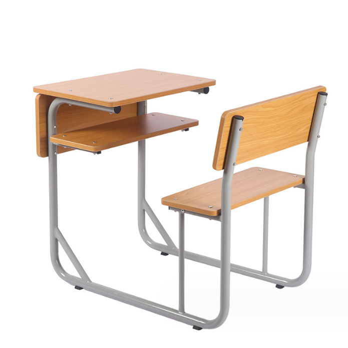 individual school desk with chair