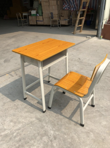 school classroom wooden desk