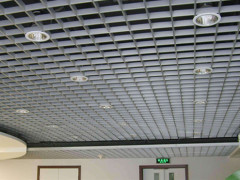 Steel grating for suspended ceiling