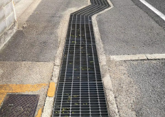 Sewer drain channel grates
