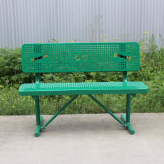 Outdoor park garden dog bench