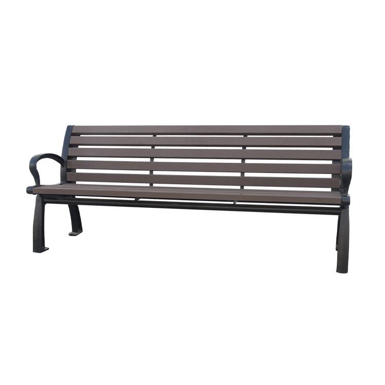 outdoor park garden cast iron bench