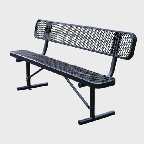 Custom 4ft 6ft 8ft outdoor expanded steel bench