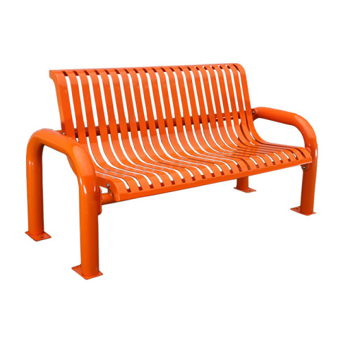 Strong outdoor garden galvanized steel bench