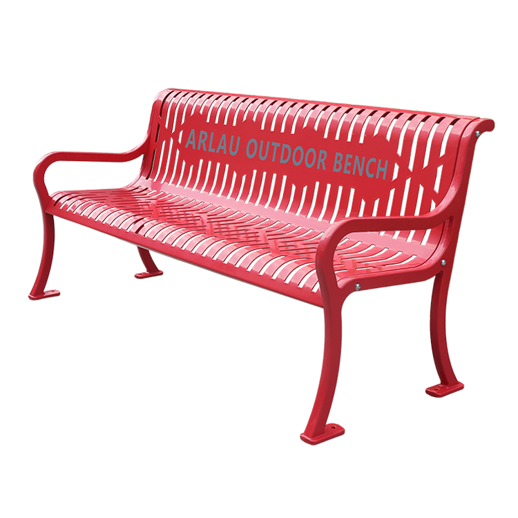 3 seater metal outdoor garden bench