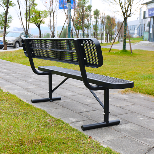 Custom 4ft 6ft 8ft outdoor expanded steel bench