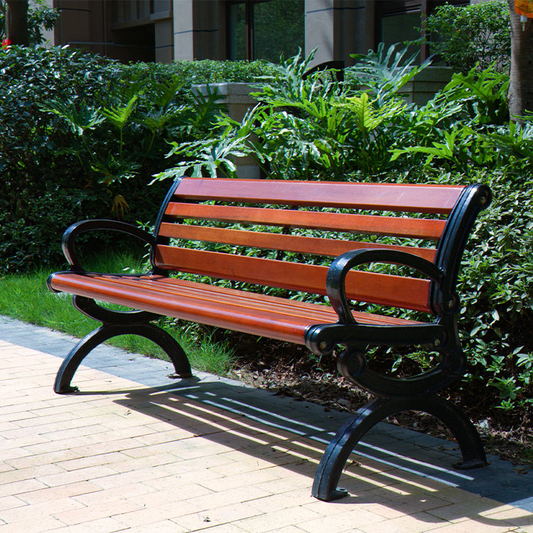 Outdoor furniture rustic country wooden bench