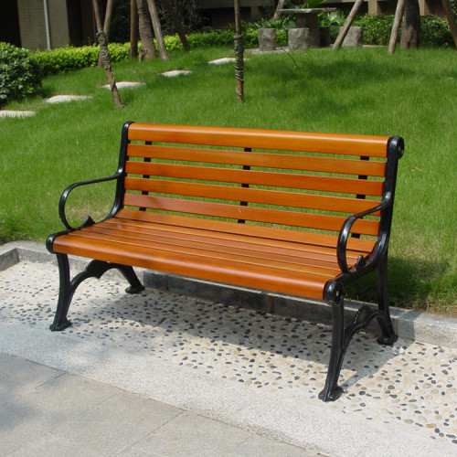 Cheap outdoor wood slats benches for garden