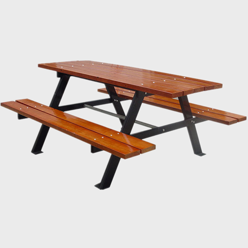 6ft 8ft wooden outdoor picnic table