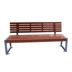 All weather outdoor composite wood bench