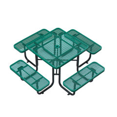 Restaurant square picnic table and chair