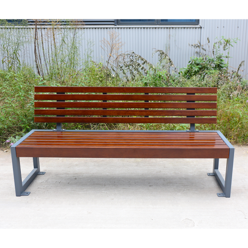 All weather outdoor composite wood bench