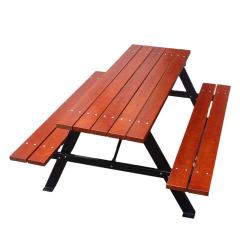 6ft 8ft wooden outdoor picnic table