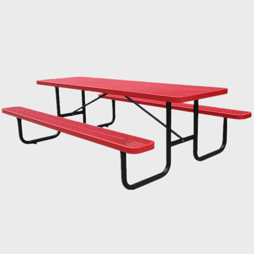 Outdoor thermoplastic coated picnic table