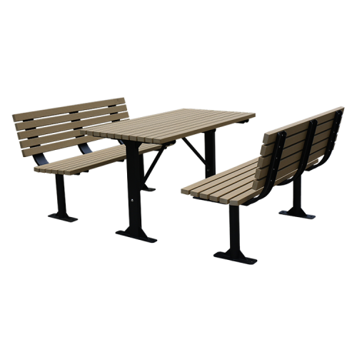 Restaurant commercial large wooden picnic table