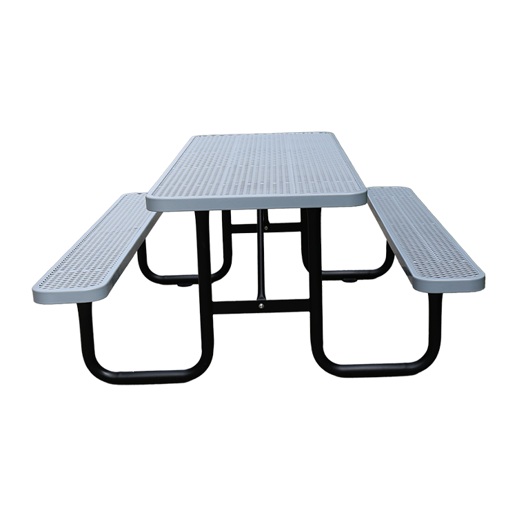 Extra long weatherproof commercial picnic table