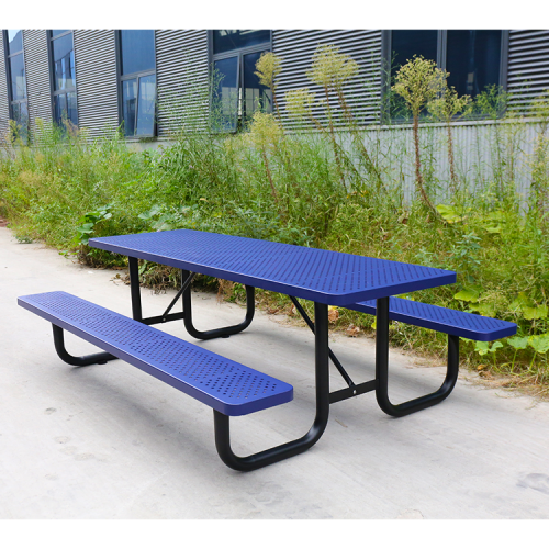 Outdoor rectangular commercial picnic tables for sale