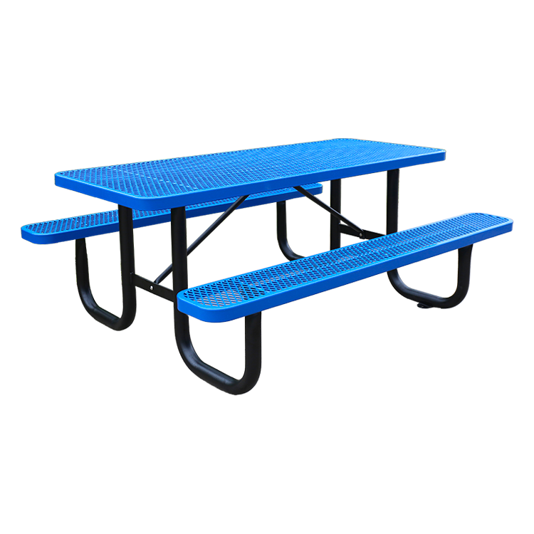 Restaurant Outdoor Thermoplastic Coated Picnic Table