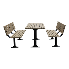 Restaurant commercial large wooden picnic table