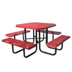 8 seater octagonal commercial outdoor picnic tables