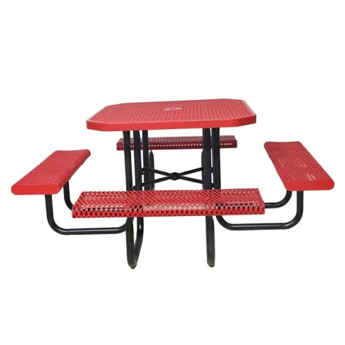 8 seater octagonal commercial outdoor picnic tables