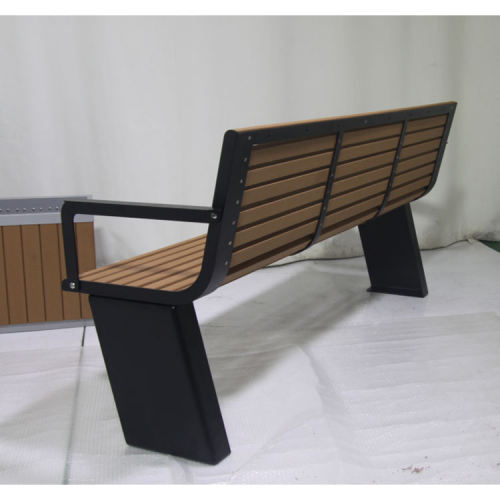 outdoor park hardwood bench seat