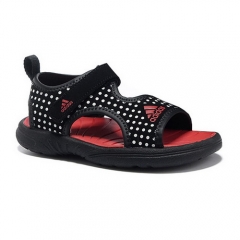 Adidas Supercloud Sandals 2k Kids Triple Black University Red