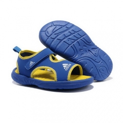 Adidas Supercloud Sandals 2k Kids Royal Blue Yellow Lemon