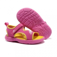 Adidas Supercloud Sandals 2k Kids Deep Pink Yellow Lemon