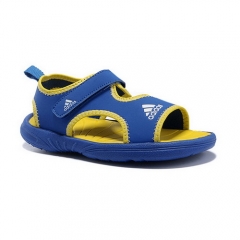 Adidas Supercloud Sandals 2k Kids Royal Blue Yellow Lemon