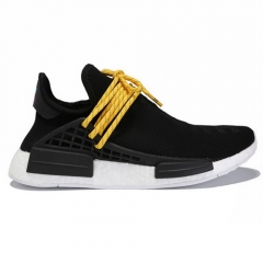 Authentic Pharrell x Adidas Hu NMD Black Yellow White Men