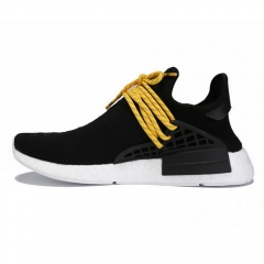 Authentic Pharrell x Adidas Hu NMD Black Yellow White Men